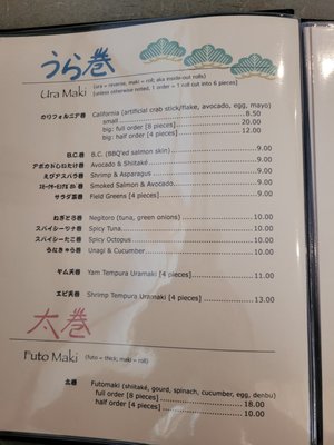 Menu photo 7 Sushi Wasabi Edmonton, AB