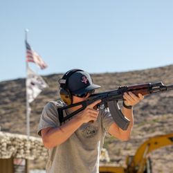 Gun blast vegas