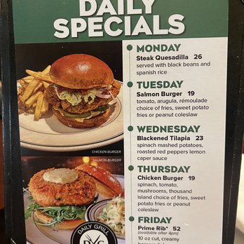 Daily Grill - Special menu 2/17/23 - American Near Me - Los Angeles, California
