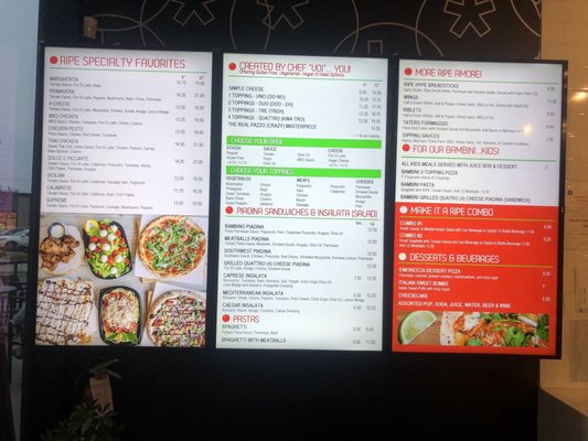 Menu photo 1 Ripe Tomato Pizza Edmonton, AB Menu photo 1 Ripe Tomato Pizza Edmonton, AB