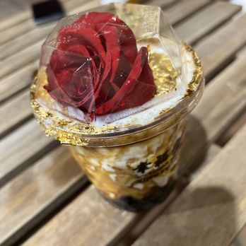 Xing Fu Tang - (2) Rose Gold Foil Brown Sugar Boba Milk - Bubble Tea Near Me - Mesa, Arizona Xing Fu Tang - (2) Rose Gold Foil Brown Sugar Boba Milk - Bubble Tea Near Me - Mesa, Arizona