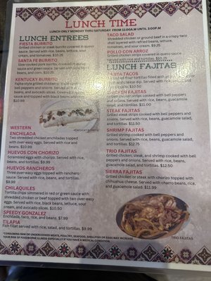 Menu photo 1 Viva Mexico Mexican Cuisine Lexington, KY Menu photo 1 Viva Mexico Mexican Cuisine Lexington, KY