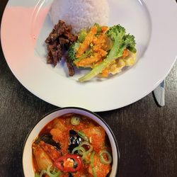 Blue Pepper - Eggplant curry