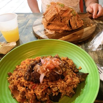 Zajori - Rice with steak and alcapurrias. And a whole red snapper with paella - Peruvian Near Me - San Juan, Puerto Rico Zajori - Rice with steak and alcapurrias. And a whole red snapper with paella - Peruvian Near Me - San Juan, Puerto Rico