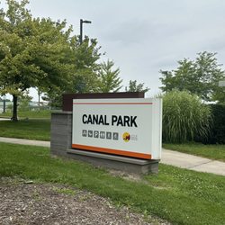 Canal Park - Updated park sign