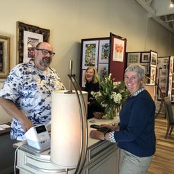 Northwest Needlepoint - Another happy shopper at Northwest Needlepoint!! Shopping on Sunday! Who knew she'd find a Needlepoint shop open all day on Sunday!!