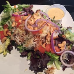 The Rusty Knot - This was an amazing salad special, with Coconut Chicken. I do not remember the House Made dressing.