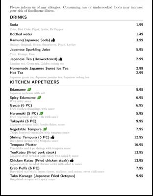 Menu photo 2 Zen Japanese Cuisine Schertz, TX Menu photo 2 Zen Japanese Cuisine Schertz, TX