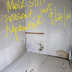 Chase Crossing Apartments - Mold still present, just repainted 09/24/2022.