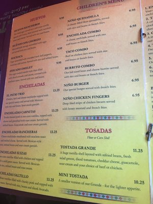 Menu photo 3 El Patio Restaurant Simi Valley, CA