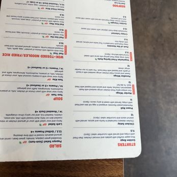 Ben Thai Cafe - Menu - Thai Near Me - San Francisco, California