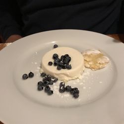 Rogue Cafe - Panna cotta with blueberries