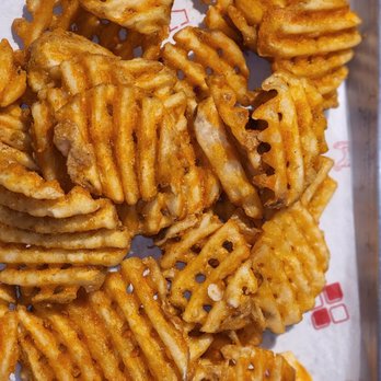 The Waffle Bus - Large fries (it's a lot) - Sandwiches Near Me - Houston, Texas The Waffle Bus - Large fries (it's a lot) - Sandwiches Near Me - Houston, Texas
