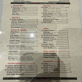 Mama J's Kitchen - Menu - Soul Food Near Me - Richmond, Virginia Mama J's Kitchen - Menu - Soul Food Near Me - Richmond, Virginia