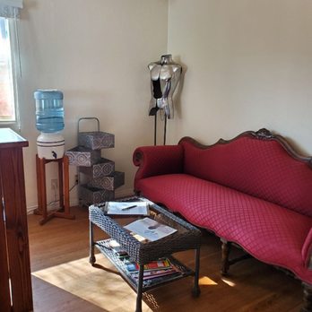 Indulge Massage Therapist - Our vintage sofa so comfy - Massage Therapy Near Me - Morro Bay, California