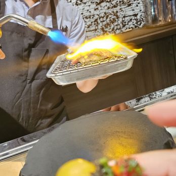 Aiko - Torching the salmon bellllyyy - Japanese Near Me - Houston, Texas Aiko - Torching the salmon bellllyyy - Japanese Near Me - Houston, Texas