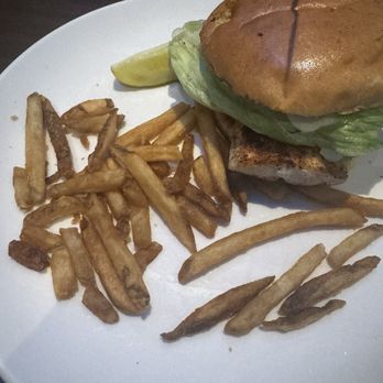 Duffy's Sports Grill - Barley any fries with the sandwich. - Sports Bars Near Me - Miami, Florida Duffy's Sports Grill - Barley any fries with the sandwich. - Sports Bars Near Me - Miami, Florida