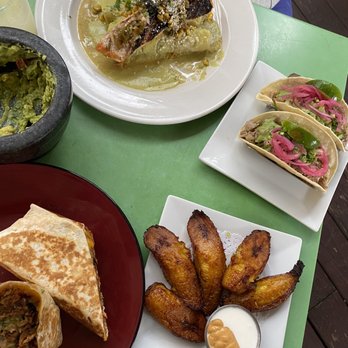Taqueria Kermes - Chicken "al pastor" burrito, sweet maduros with chipotle mayo, and salmon special, and carnitas tacos. - Mexican Near Me - Ridgewood, New York Taqueria Kermes - Chicken "al pastor" burrito, sweet maduros with chipotle mayo, and salmon special, and carnitas tacos. - Mexican Near Me - Ridgewood, New York