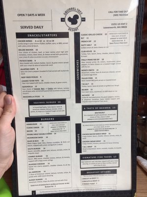 Menu photo 6 Squirrel Tree Restaurant & Bar Leavenworth, WA Menu photo 6 Squirrel Tree Restaurant & Bar Leavenworth, WA