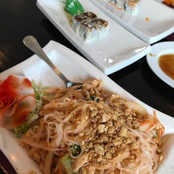 New Asia House - Amazing pad thai with some glimpse of Eel and Avocado sushi And Spicy Shrimp sushi. - Sushi Bars Near Me - Warwick, Rhode Island New Asia House - Amazing pad thai with some glimpse of Eel and Avocado sushi And Spicy Shrimp sushi. - Sushi Bars Near Me - Warwick, Rhode Island