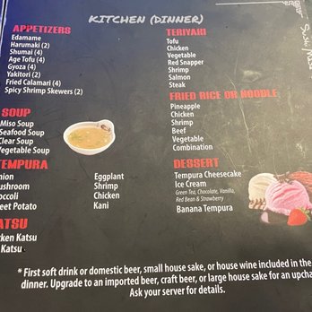 Sushi Masa - Menu - Sushi Bars Near Me - Pensacola, Florida Sushi Masa - Menu - Sushi Bars Near Me - Pensacola, Florida