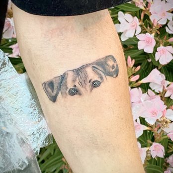 Modern Ink Tattoo - Our dog who passed - Tattoo Near Me - Peoria, Arizona Modern Ink Tattoo - Our dog who passed - Tattoo Near Me - Peoria, Arizona