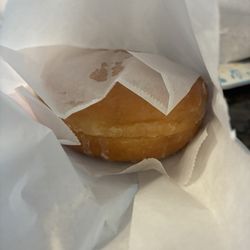 All Star Donuts - Cream-Filled Glazed Donut. Their filled donuts are made fresh to order.