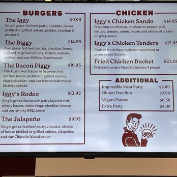 Iggy's Burger - Menu - Burgers Near Me - Sebastopol, California Iggy's Burger - Menu - Burgers Near Me - Sebastopol, California