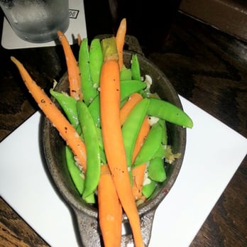 The Ranch - Side of carrots & snow peas w/yummy garlic - Steakhouses Near Me - Irving, Texas