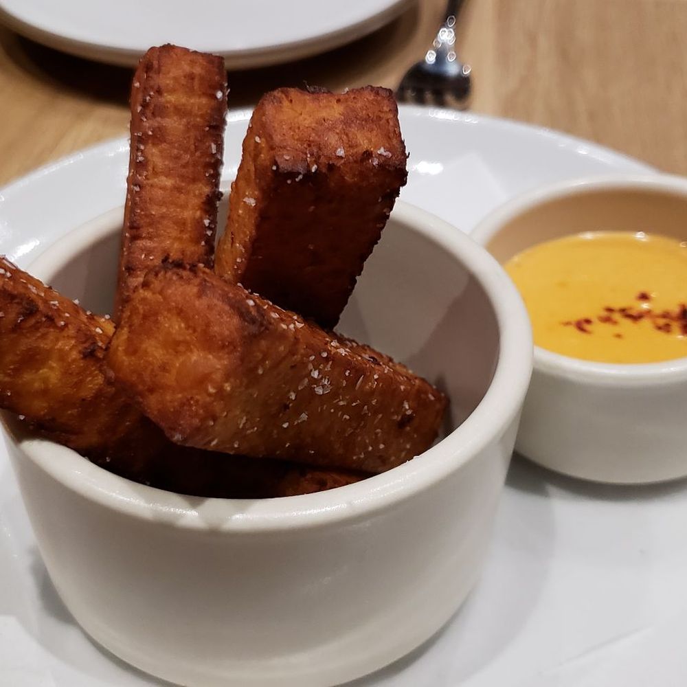 Chickadee - Chickpea Fritters - probably star of  dinner. - New American Near Me - Boston, Massachusetts