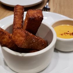 Chickpea Fritters - probably star of  dinner.