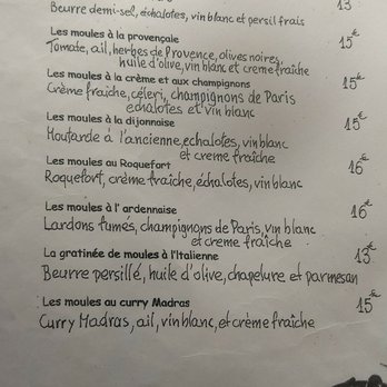 Le Volcan - Menu - French Near Me - Paris, 75 Le Volcan - Menu - French Near Me - Paris, 75