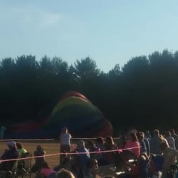 Waterford Baloon Fest - Starting to inflate