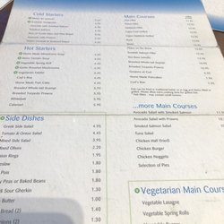 Sea Pebbles - Menu
