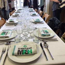 KitchenInc - Tables @ the Brooklyn Brewery DIY dinner