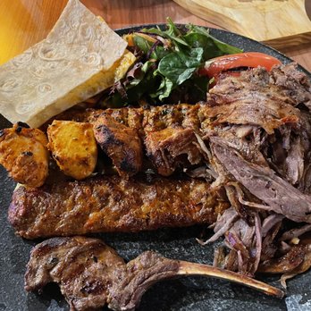 Marmara Mediterranean Cuisine - Mix Grill Kebab   Lamb chop, lamb shish, lamb Gyro, chicken kebab. Awesome dish! - Mediterranean Near Me - Freehold, New Jersey