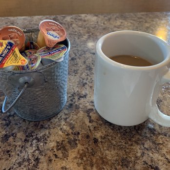 Flor's Diner - Nice assortment of creamers. - American Near Me - Colton, California