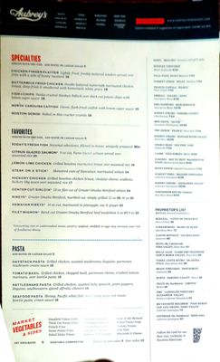Menu photo 4 Aubrey's - Strawberry Plains Knoxville, TN