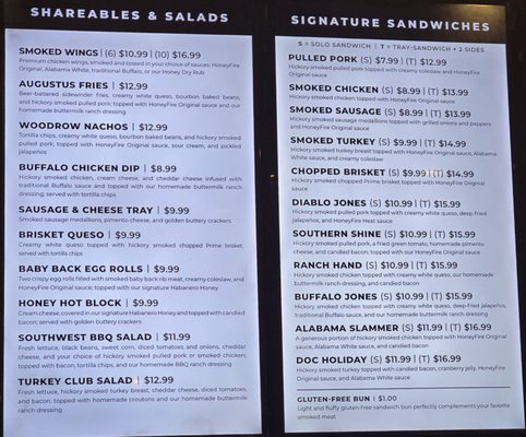 Menu photo 3 HoneyFire BBQ Nashville, TN Menu photo 3 HoneyFire BBQ Nashville, TN