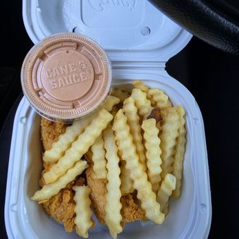 Raising Cane's Chicken Fingers - 2pc tenders kids meal - Chicken Shop Near Me - Redlands, California Raising Cane's Chicken Fingers - 2pc tenders kids meal - Chicken Shop Near Me - Redlands, California