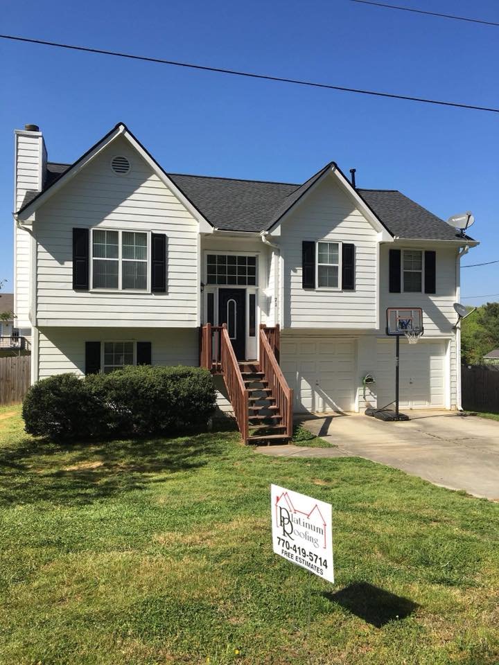 Slide of Platinum Roofing Atlanta