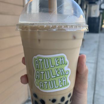 Atulea - Lychee Rose Tea with Tapioca Pearls - Bubble Tea Near Me - Seattle, Washington Atulea - Lychee Rose Tea with Tapioca Pearls - Bubble Tea Near Me - Seattle, Washington