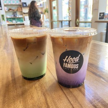Hood Famous - Iced pandan latte & iced ube latte - Cafes Near Me - Seattle, Washington Hood Famous - Iced pandan latte & iced ube latte - Cafes Near Me - Seattle, Washington