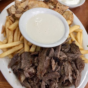 Sahara Restaurant - Mix shawarma plate with fries - Middle Eastern Near Me - Dearborn, Michigan Sahara Restaurant - Mix shawarma plate with fries - Middle Eastern Near Me - Dearborn, Michigan