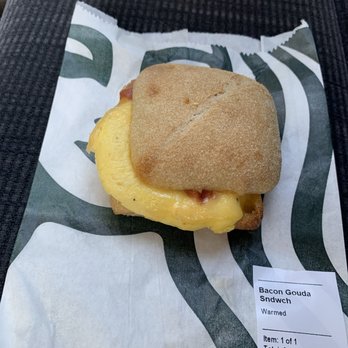 Starbucks - Egg, Bacon, and Gouda Sandwich - Coffee & Tea Near Me - San Diego, California Starbucks - Egg, Bacon, and Gouda Sandwich - Coffee & Tea Near Me - San Diego, California