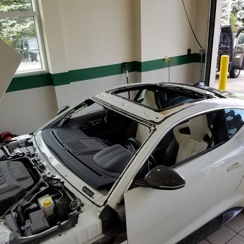 Innovative Auto Glass - '16 Jaguar F-type - Replaced Windshield & Panoramic Roof - Auto Glass Services Near Me - Walpole, Massachusetts Innovative Auto Glass - '16 Jaguar F-type - Replaced Windshield & Panoramic Roof - Auto Glass Services Near Me - Walpole, Massachusetts