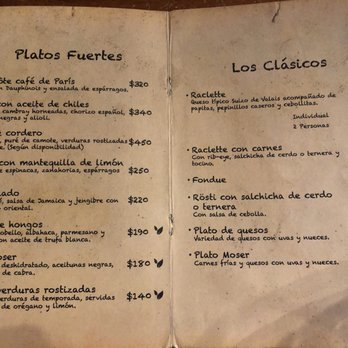 Moser - La Fabrica - Menu as of Feb. 2019 - German Near Me - Santiago de Querétaro, QUE Moser - La Fabrica - Menu as of Feb. 2019 - German Near Me - Santiago de Querétaro, QUE
