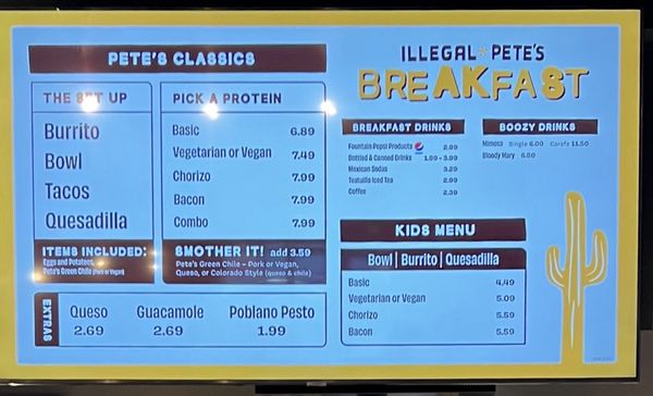 Menu photo 2 Illegal Petes Colorado Springs, CO Menu photo 2 Illegal Petes Colorado Springs, CO