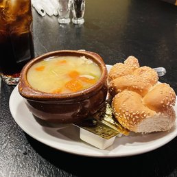 Chicken dumpling soup