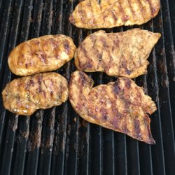 Pacific Brim - It's what's for lunch, our Hula chicken just about ready for a wrap, sandwich or salad.